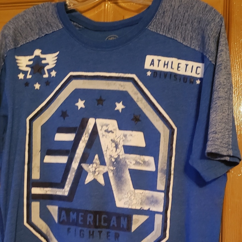 American fighter men's tshirt